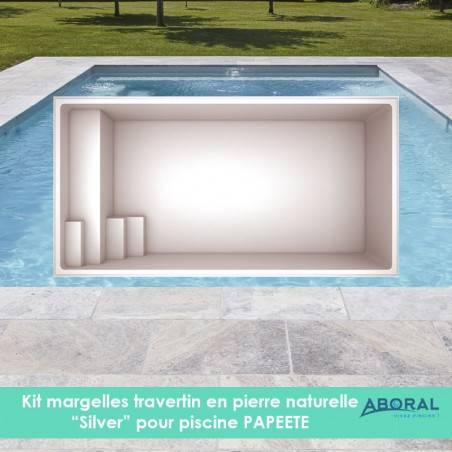 Margelles en travertin...