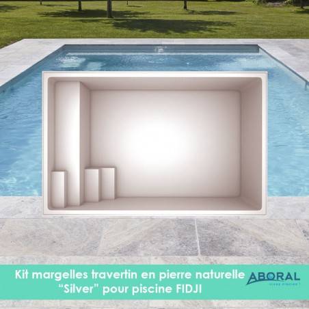 Margelles en travertin...