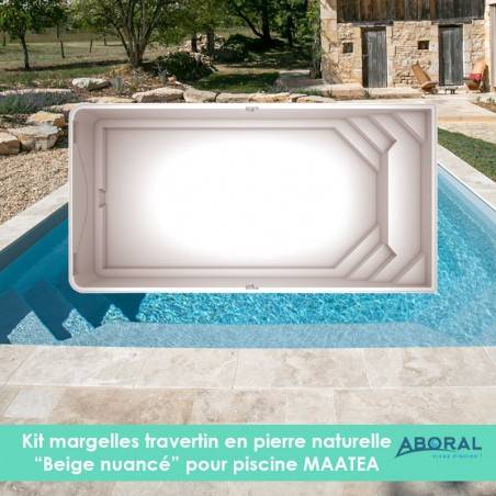 Margelles en travertin...