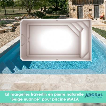 Margelles en travertin...