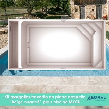 Margelles en travertin...
