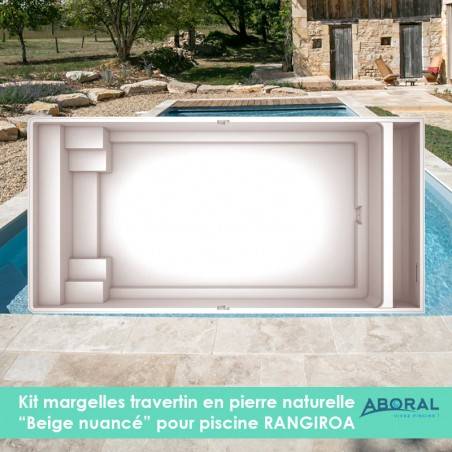 Margelles en travertin...