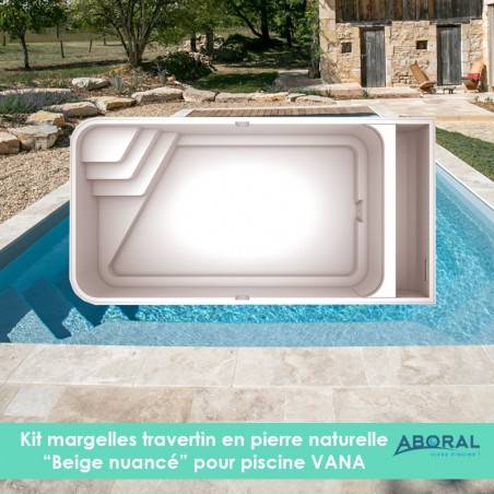 Margelles en travertin...