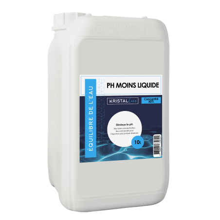 pH Minus liquide concentré Kristal Care 10L