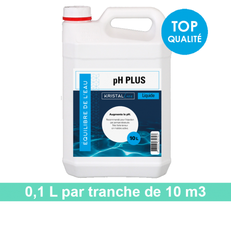 pH Plus liquide 50% kristal Care 10L