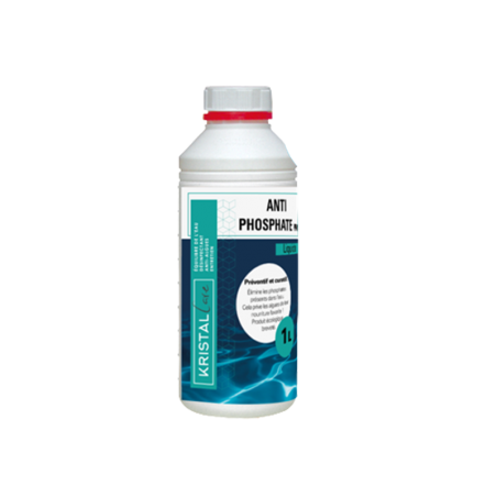 Produit anti phosphate pour piscine naturelle, écologique ou biologique   Anti phosphate et anti algue - solution contre la prolifération des algues