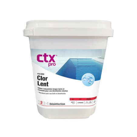 Seau de Chlore lent de 5kg CTX